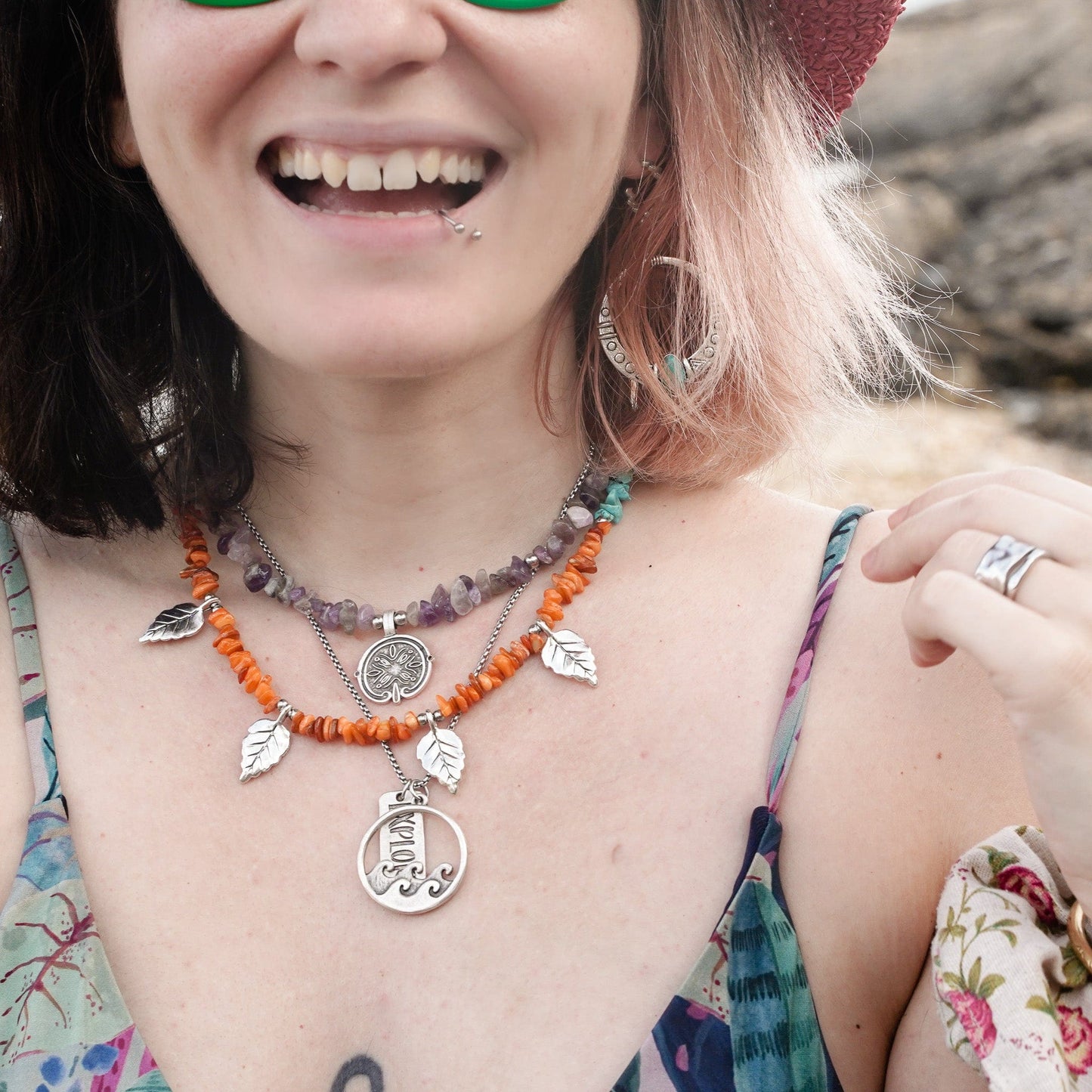 Necklaces Leaf Dance Necklace