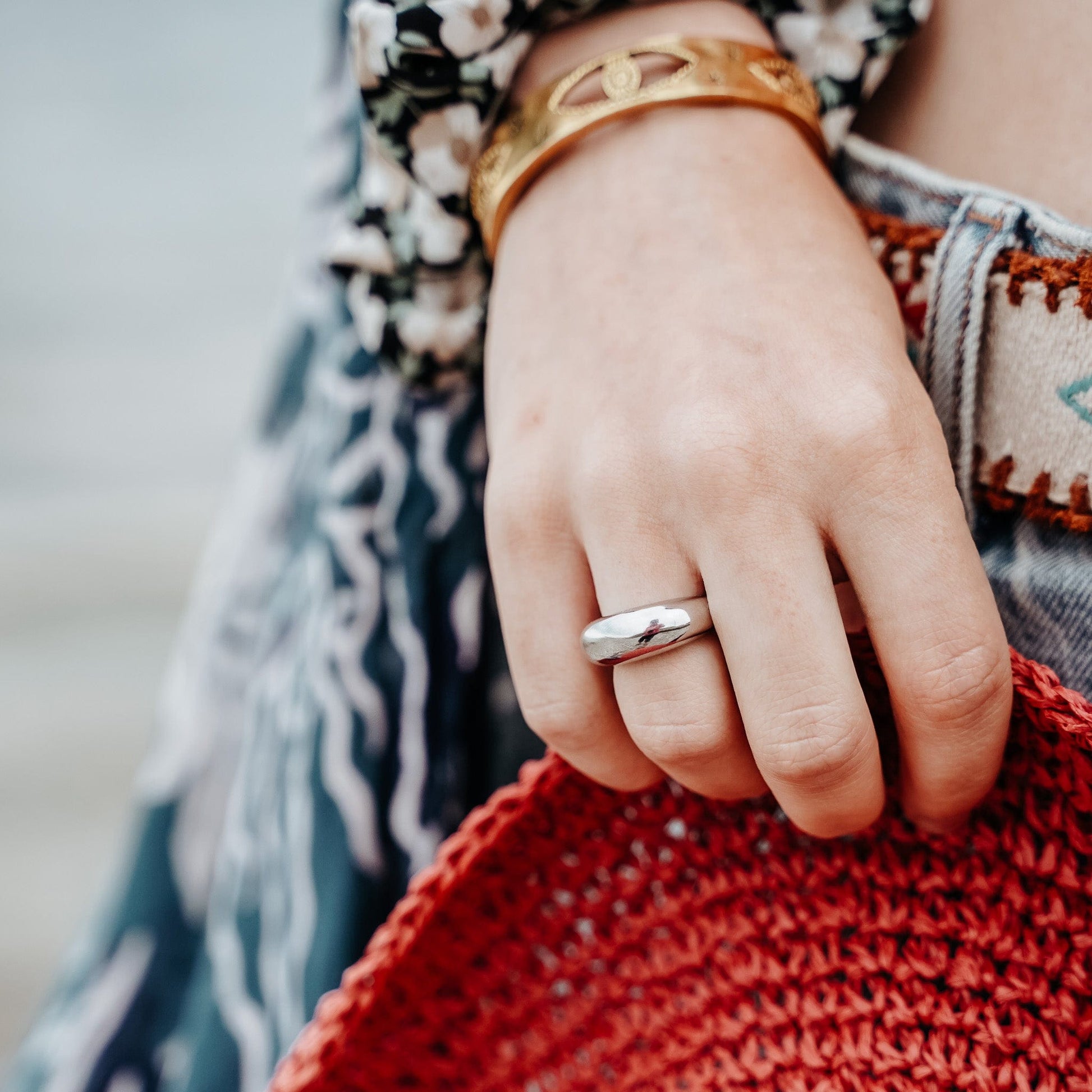 Crystal Wave Ring