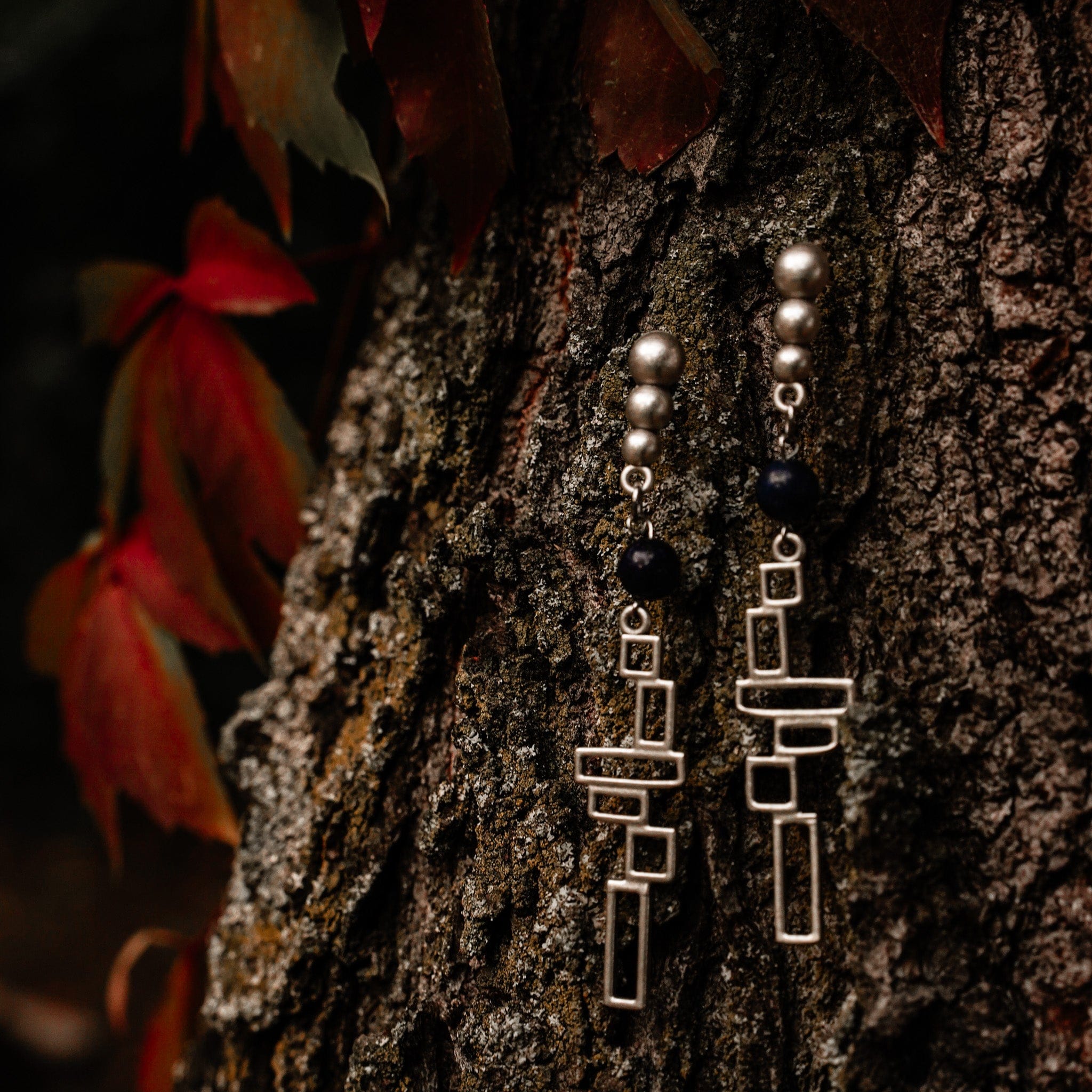 Earrings Cyan Veil Earrings