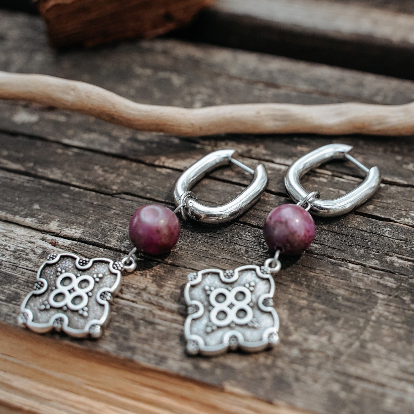 Earrings Festival Fuchsia Earrings