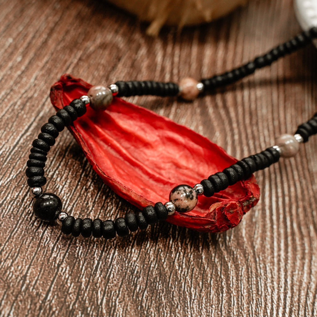 Necklaces Rhodonite Soul Necklace