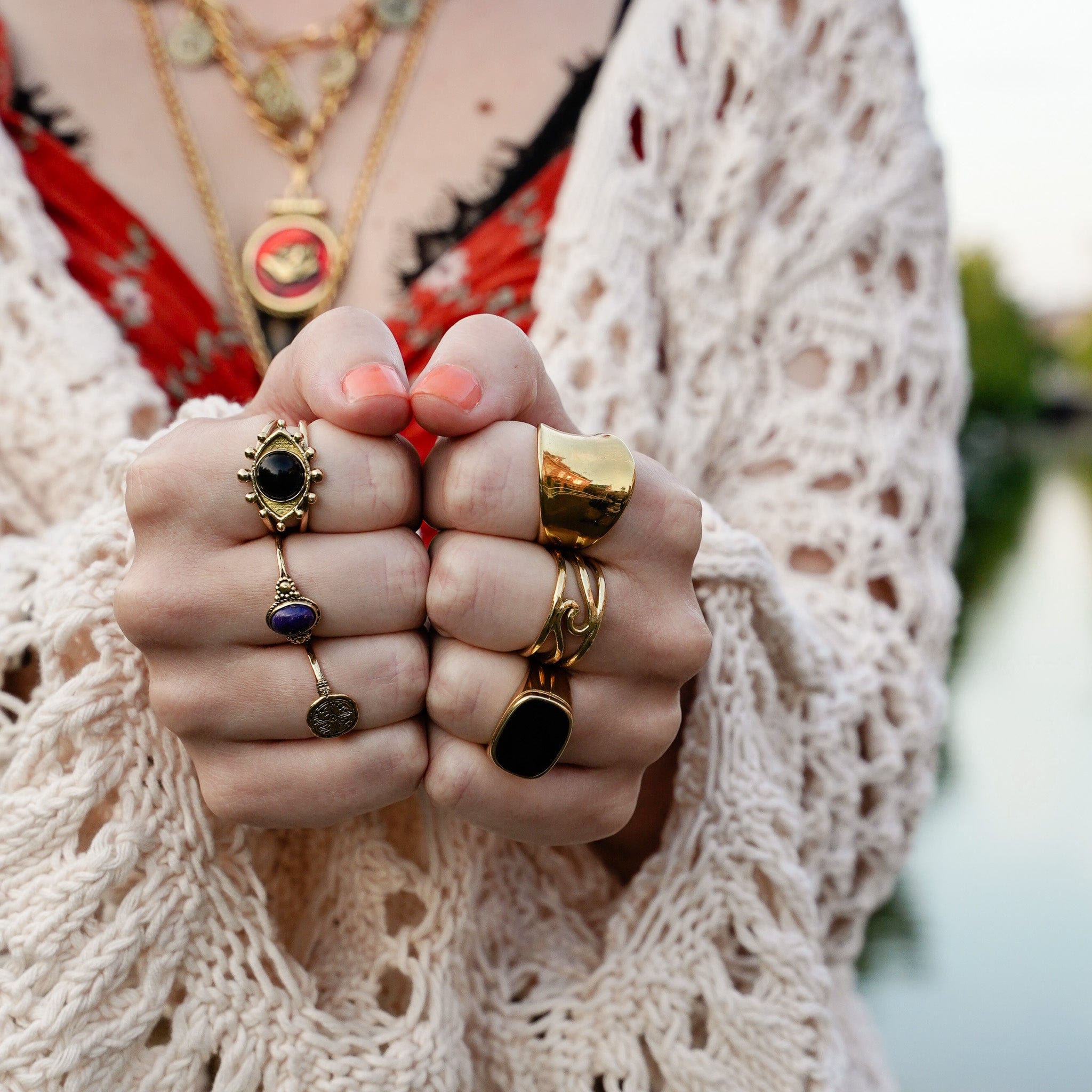 Rings Black Sun Ring