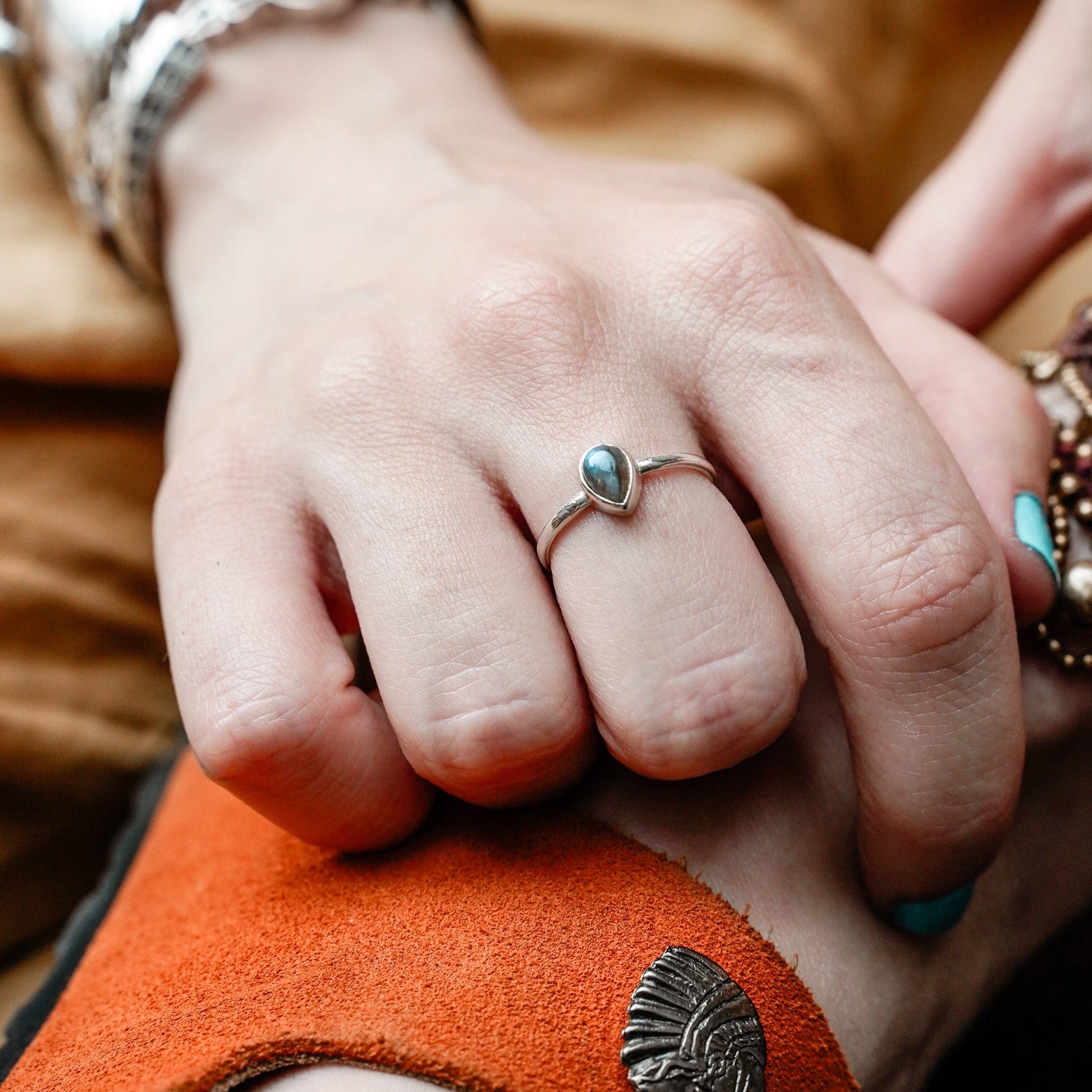 Rings Labradorite Kiss Ring
