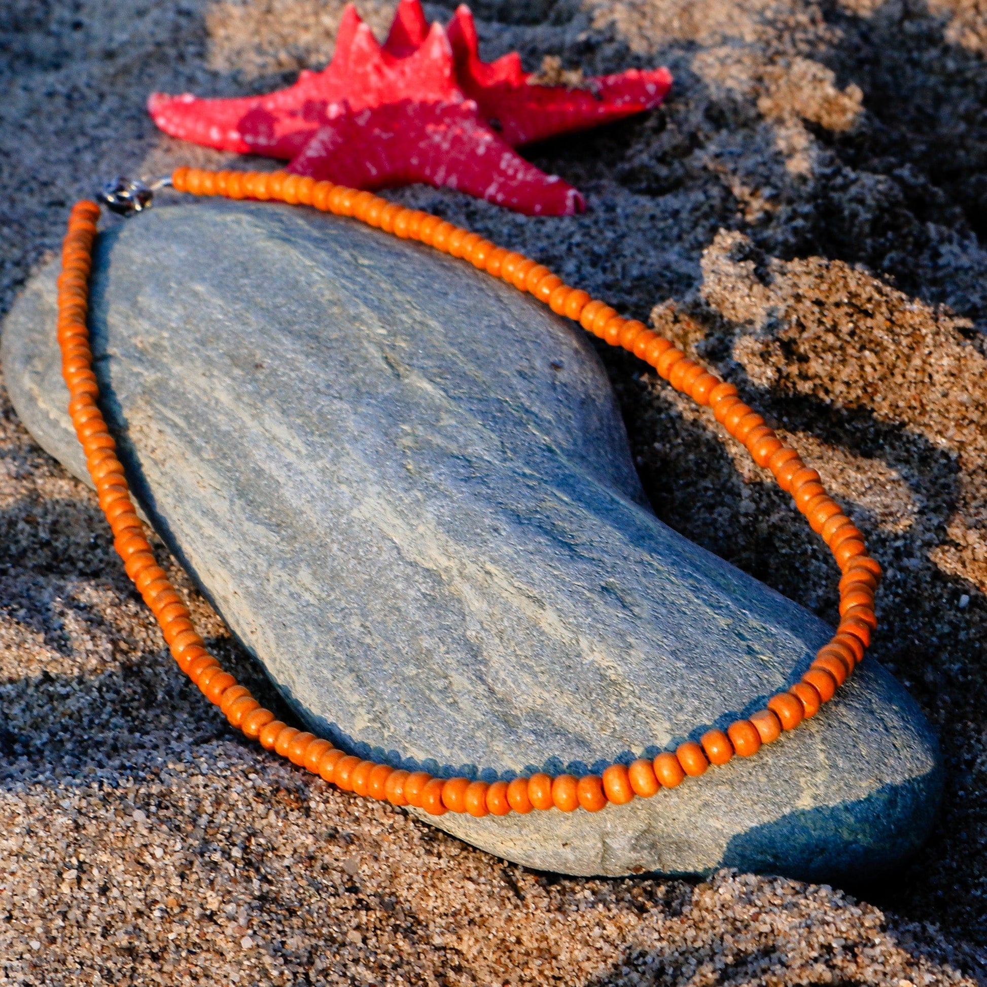 Tangerine Add some Color Necklace