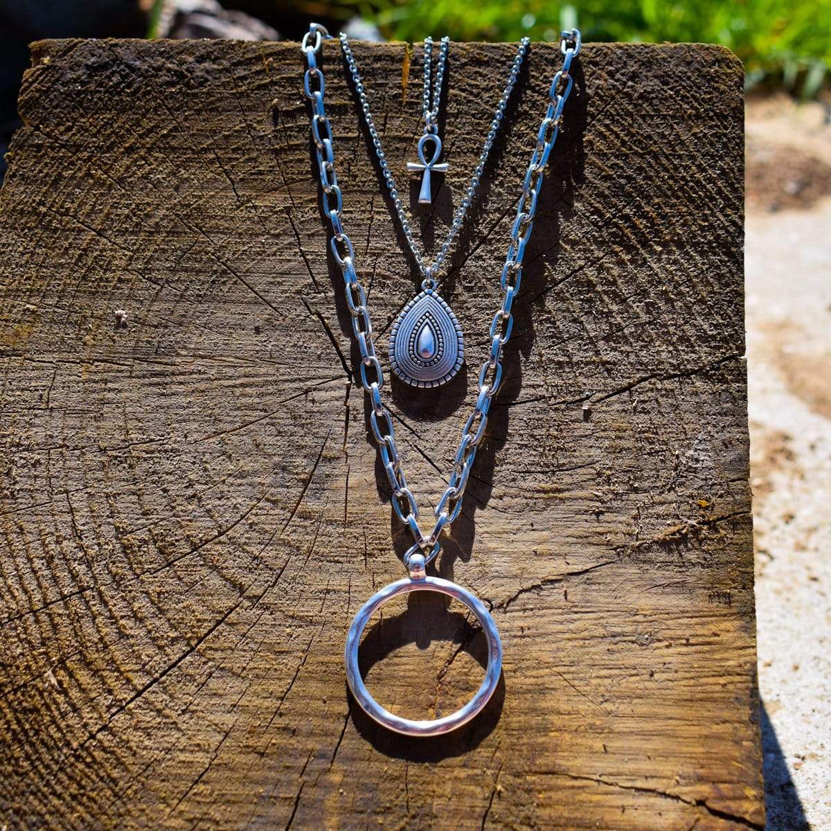 ethnic necklace Ankh Amulet