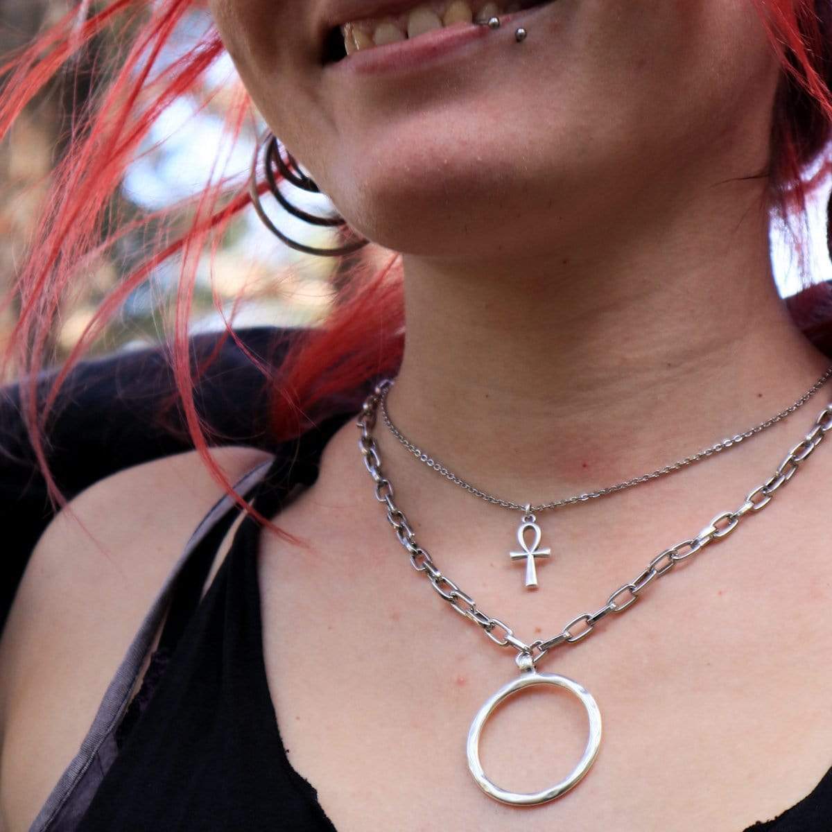 ethnic necklace Ankh Amulet