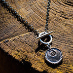 ethnic necklace Crescent Moon Necklace