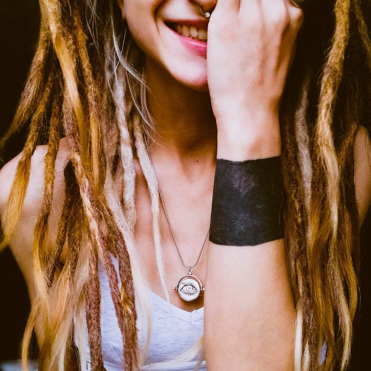 ethnic necklace Third Eye Necklace