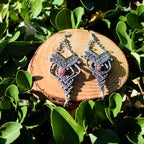 Macrame earrings Evdilos Scrapa Flow Earrings