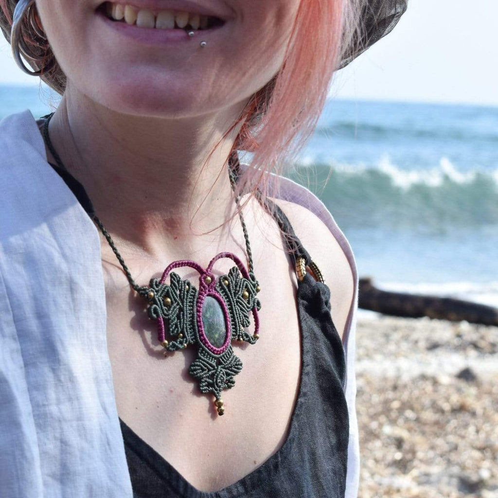 Macrame necklace Ithaki Necklace