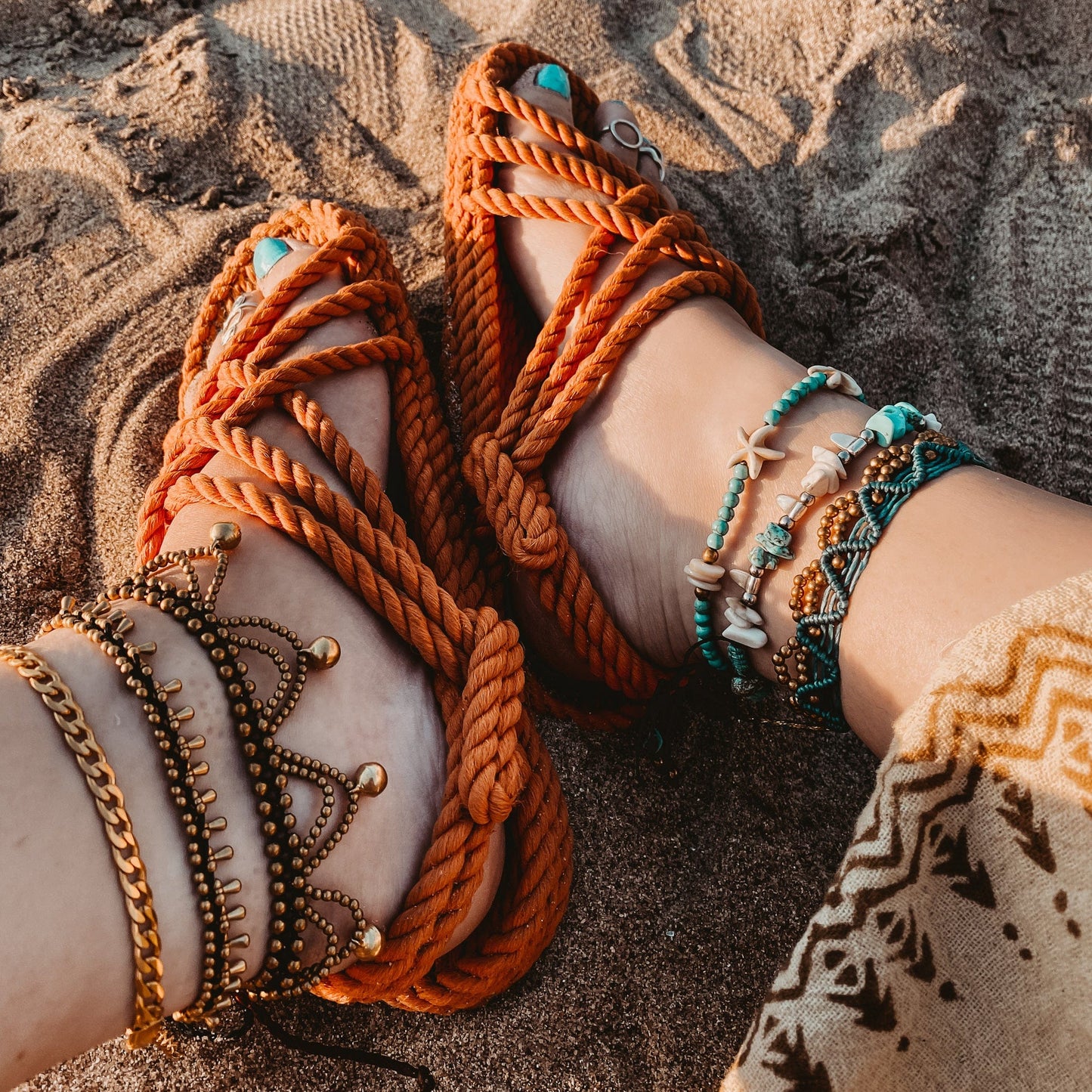 Sea Of Turquoise Anklet