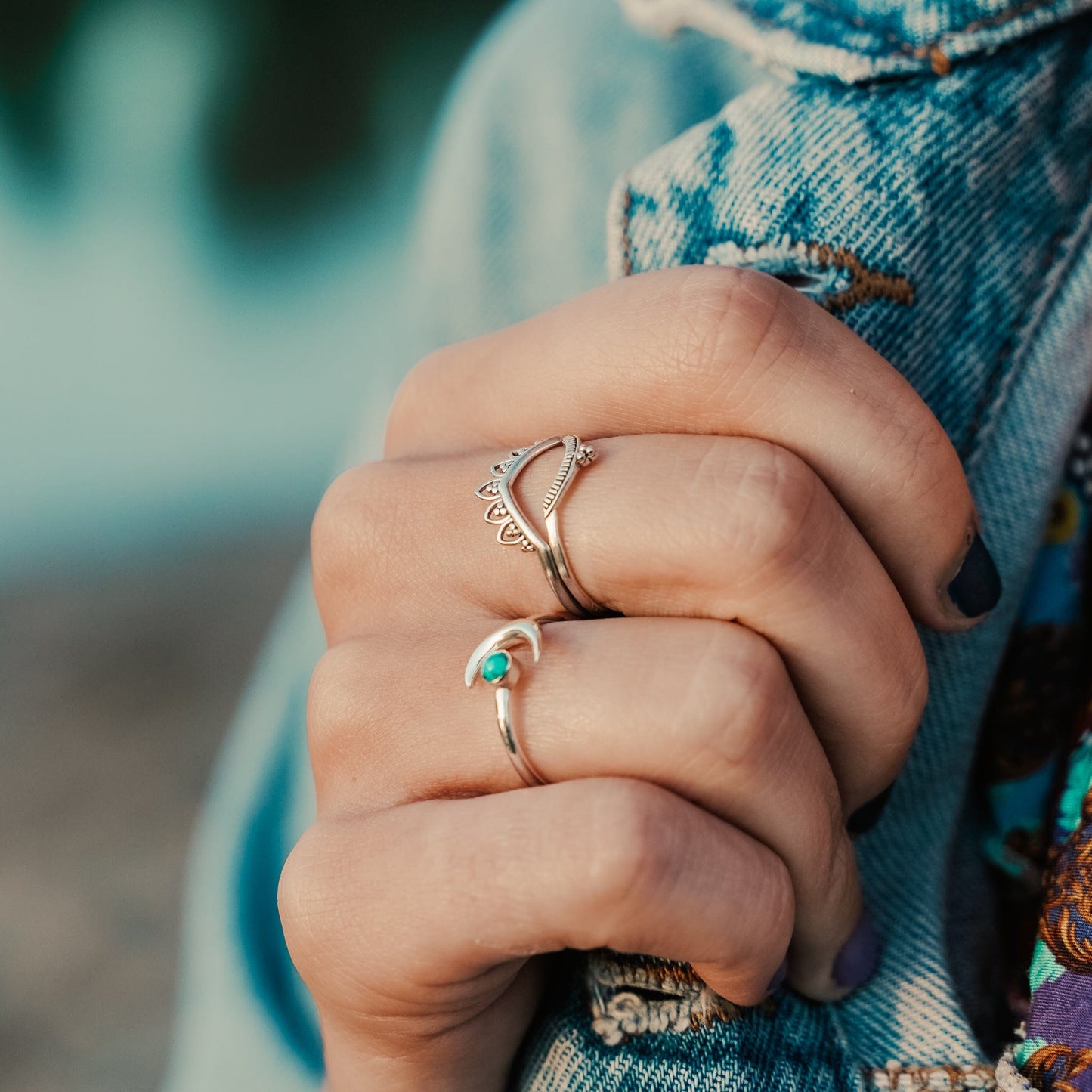 To the Moon and Back Ring